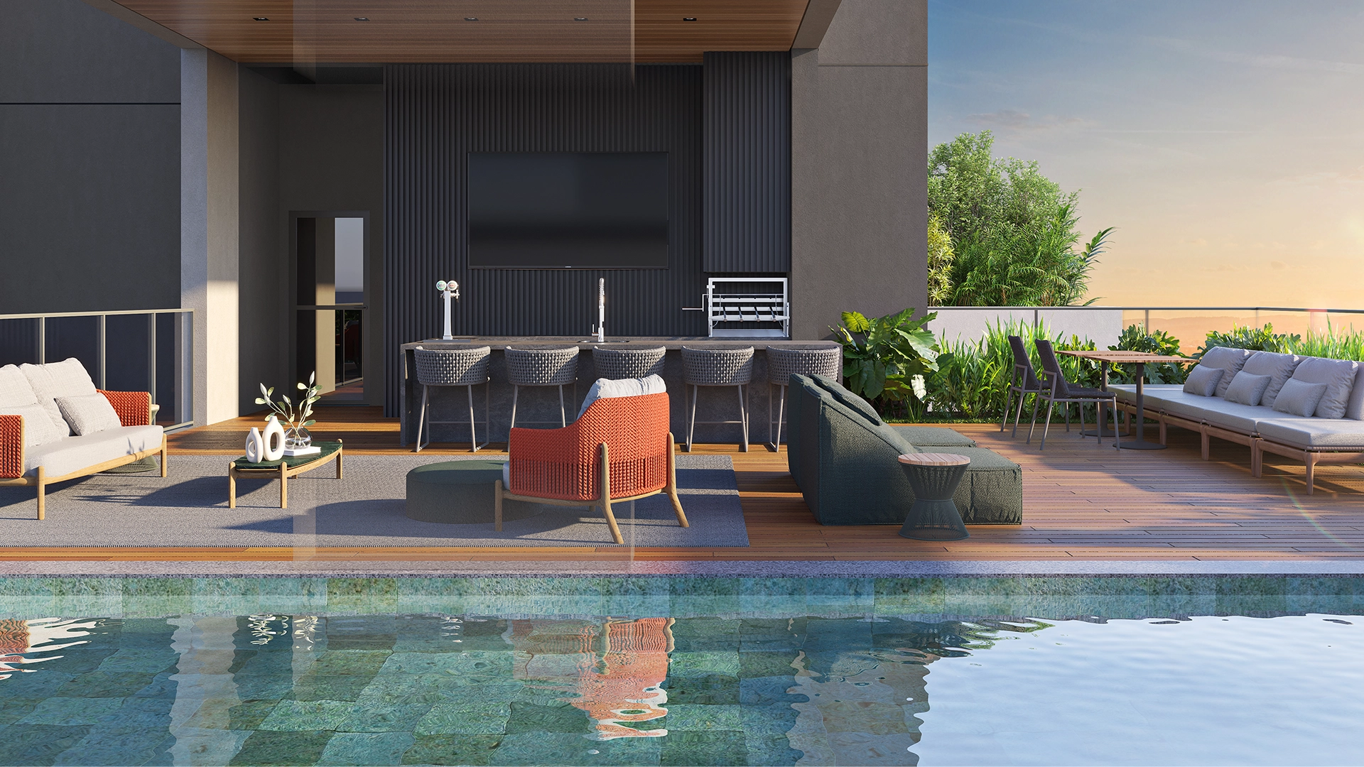 Perspectiva Ilustrada Private Pool