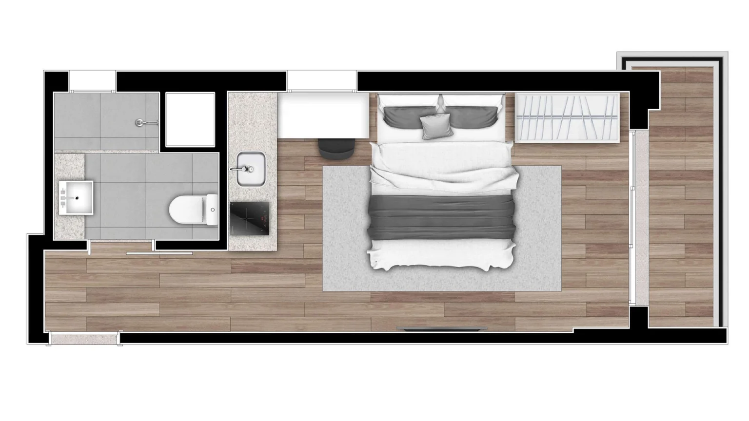 Planta 25m²