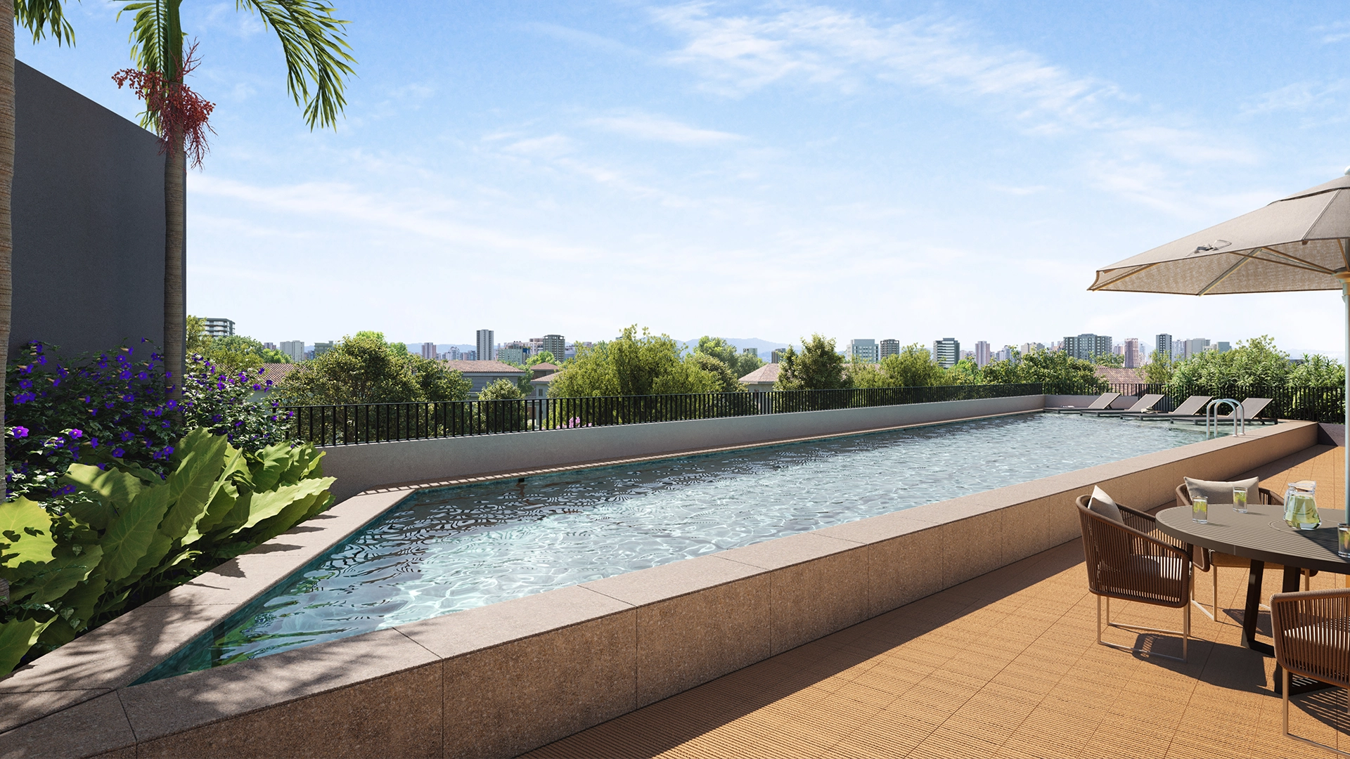 Perspectiva Ilustrada Piscina